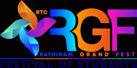 Rathinam Grand Fest (RGF) 2023 Techno Cultural Fest Poster